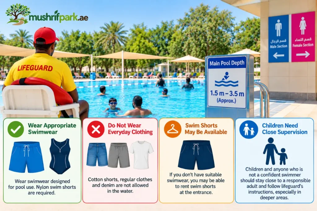 Mushrif Park Swimming Pool dress code